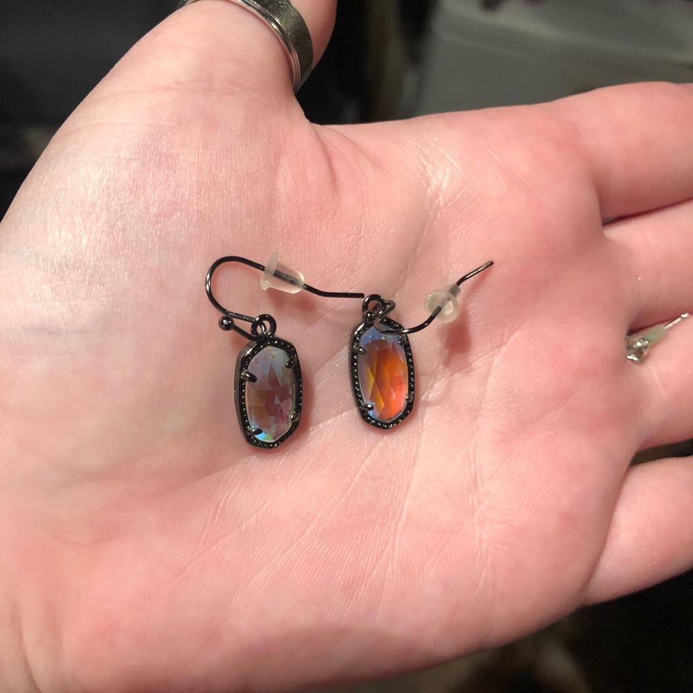 Small iridescent Kendra earrings